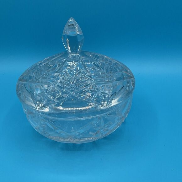 Christopher Stuart Crystal Starstruck Covered Box 5.5"-Czech Republic VT 022/930 - Picture 4 of 12